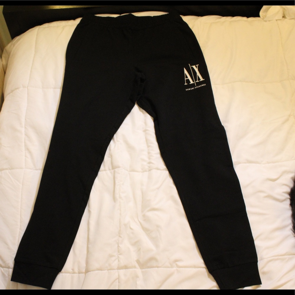 Black Armani Exchange Trousers